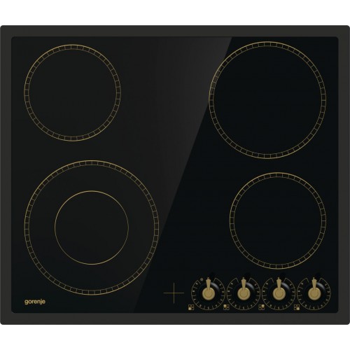 Αυτόνομη Κεραμική Εστία Gorenje CLASSICO MΑΥΡΟ EC642CLB (730795)